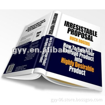 A4 size hardback thick book printing 2012